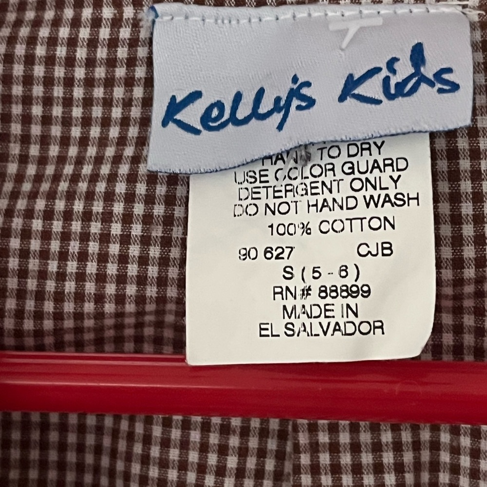 Kelly’s Kids Red Light Corduroy Blazer Jacket Football Embroidery Size Small 5-6 - Picture 13 of 16